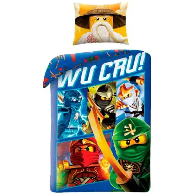 Lego Ninjago Sengetøj 140 x 200 Wu Cru!