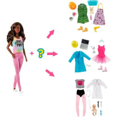 Barbie Dukke Fashion Career med tilbehør