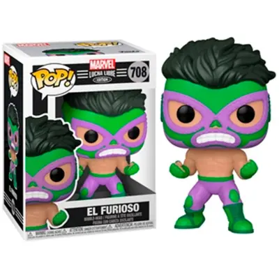Funko POP Marvel Hulk El Furioso 708