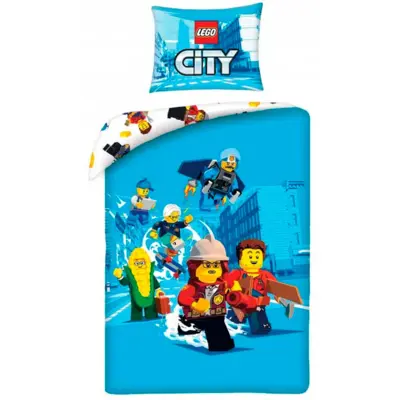 Lego City Sengesæt 140 x 200 Bomuld