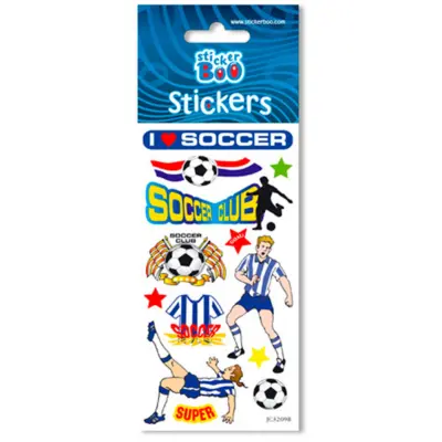Fodbold Sticker-Boo Klistermærker 1-ark