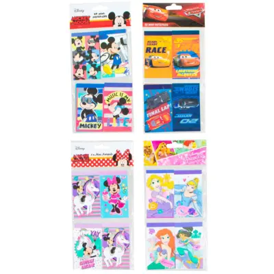 Disney Notesbøger Mini 4-pak
