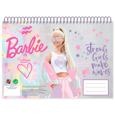 Barbie A4 Spiral Skriveblok 30 sider