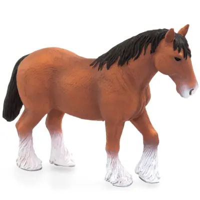 Animal Planet Clydesdale Hest Brun 15 cm