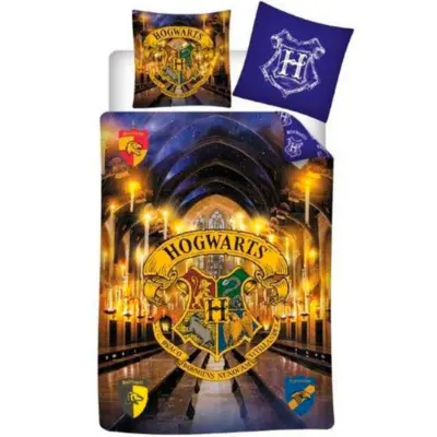Harry Potter Sengesæt 140 x 200 Hogwarts