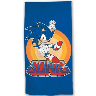 Sonic the Hedgehog Badehåndklæde 70 x 140 Circles