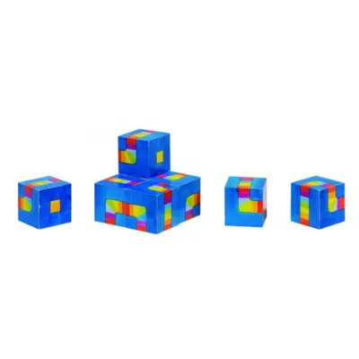 Cube puslespil farverig labyrinth