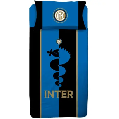 Inter Milan Sengetøj 140 x 200 Blå Sort