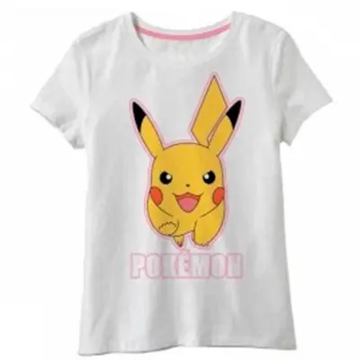 Pokemon Pikachu T-shirt Kortærmet til Piger