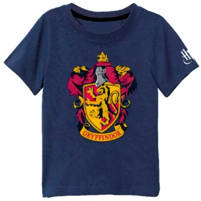Harry Potter Gryffindor T-shirt Kortærmet Navy