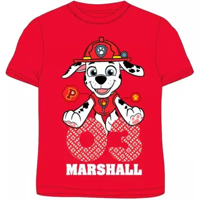 Paw Patrol Marshall T-shirt Kortærmet rød