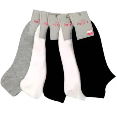 Korte Sokker i 3 farver til piger 1-par