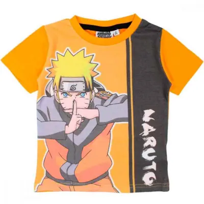 Naruto Uzumaki T-shirt Kort Orange