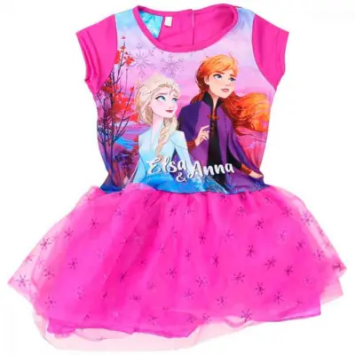 Disney Frost Kjole Tulle Pink Elsa og Anna