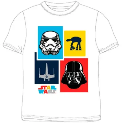 Star Wars T-shirt Kortærmet Hvid