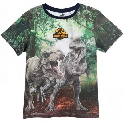 Jurassic World T-shirt Kortærmet Photo Print