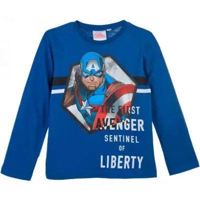 Captain America Avengers T-shirt Blå