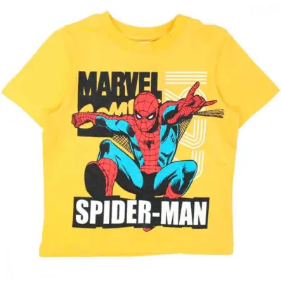 Marvel Spiderman T-shirt Gul str. 92-128