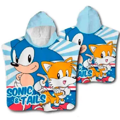 Sonic The Hedgehog Poncho 55 x 100 Tails