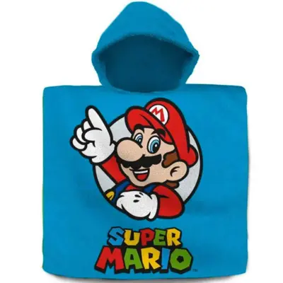 Super Mario Poncho 60 x 120 Bomuld