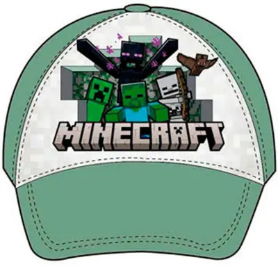 Minecraft Kasket Grøn Mob Attack