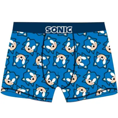 Sonic The Hedgehog Boxershorts Blå str. 3-8 år