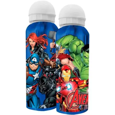 Avengers Drikkedunk Aluminium Blå 500 ml