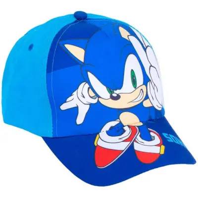 Sonic The Hedgehog Cap Blå str. 53