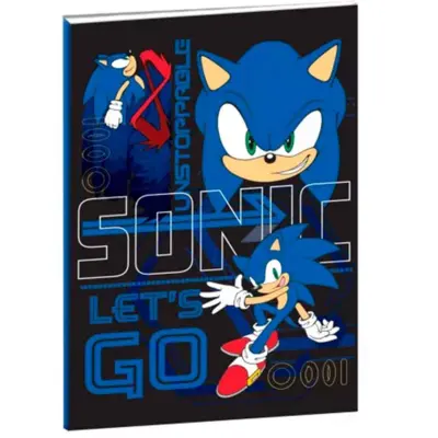 Sonic The Hedgehog Notesbog A5 40 Sider