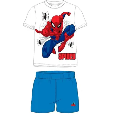 Spiderman Pyjamas Kort Str. 4-9 år Spidey