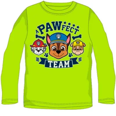 Paw Patrol T-shirt Grøn str. 3-8 år Pawfect