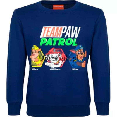 Paw Patrol Sweatshirt Navy str. 4-8 år TeamPaw