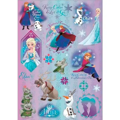 Disney Frost Klistermærker Holographic 2-ark