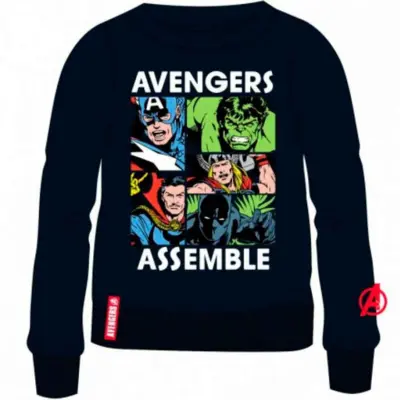Marvel Avengers Sweatshirt Sort str. 4-12 år
